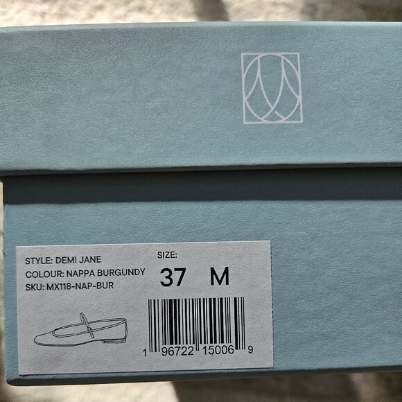 Margaux The Demi Jane Burgundy Nappa Size 37 - Picture 3 of 3